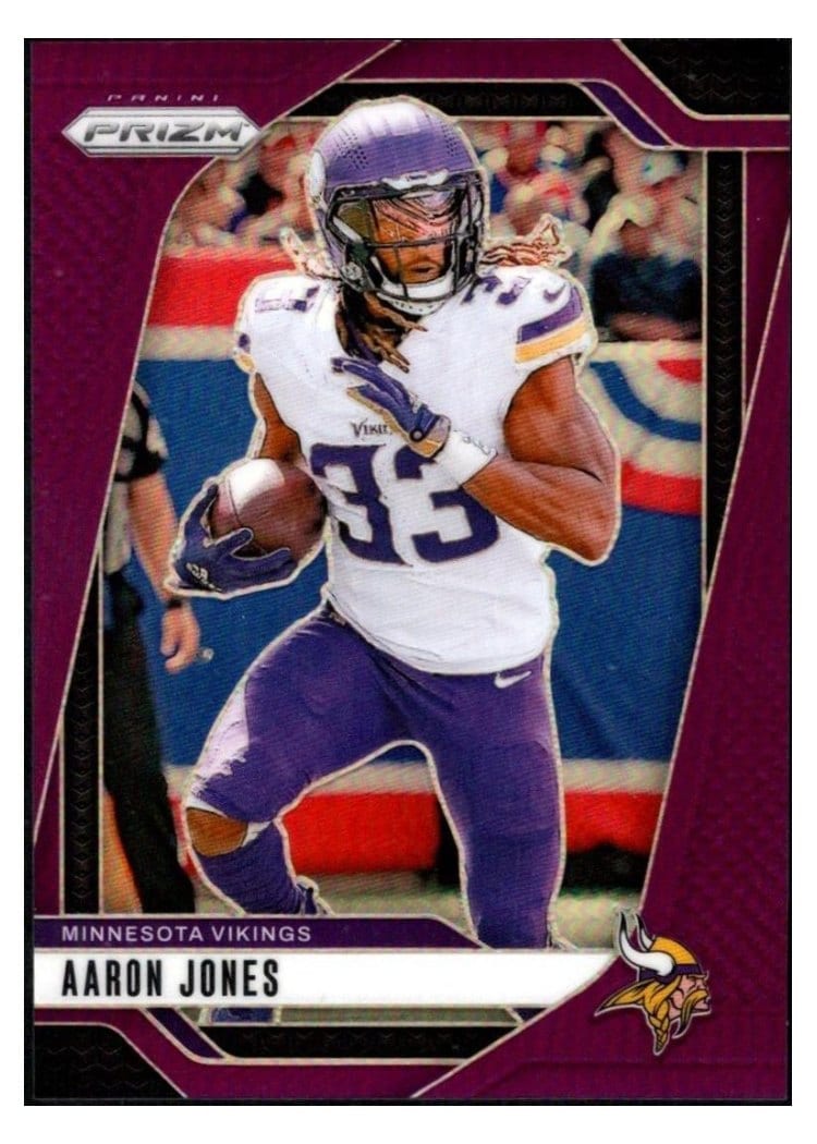 2024 Panini Prizm Base Set Aaron Jones #186 card