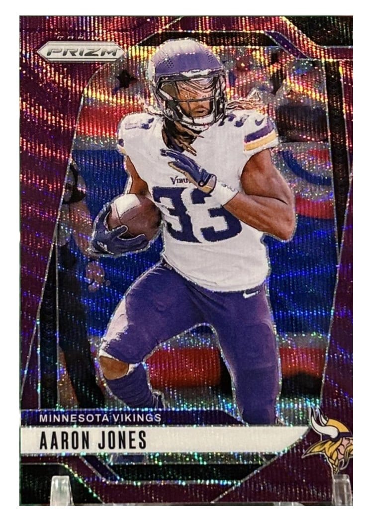 2024 Panini Prizm Base Set Aaron Jones #186 card