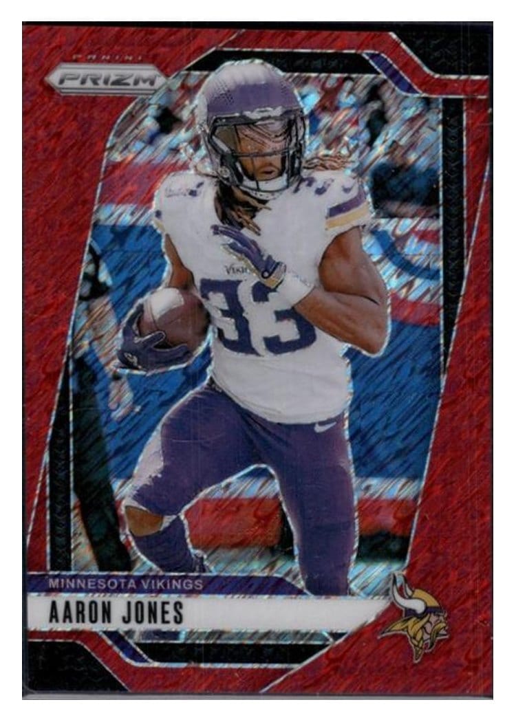 2024 Panini Prizm Base Set Aaron Jones #186 card