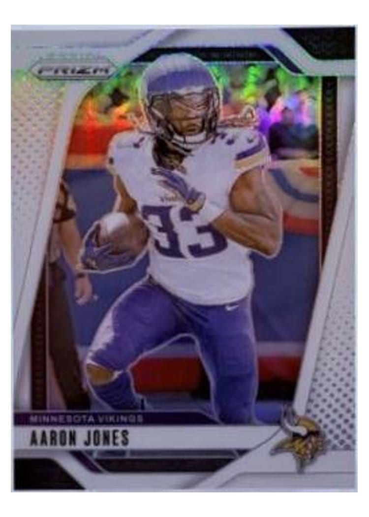 2024 Panini Prizm Base Set Aaron Jones #186 card
