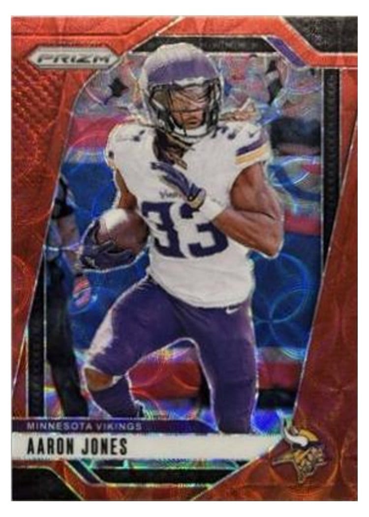 2024 Panini Prizm Base Set Aaron Jones #186 card