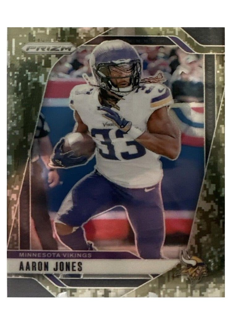 2024 Panini Prizm Base Set Aaron Jones #186 card