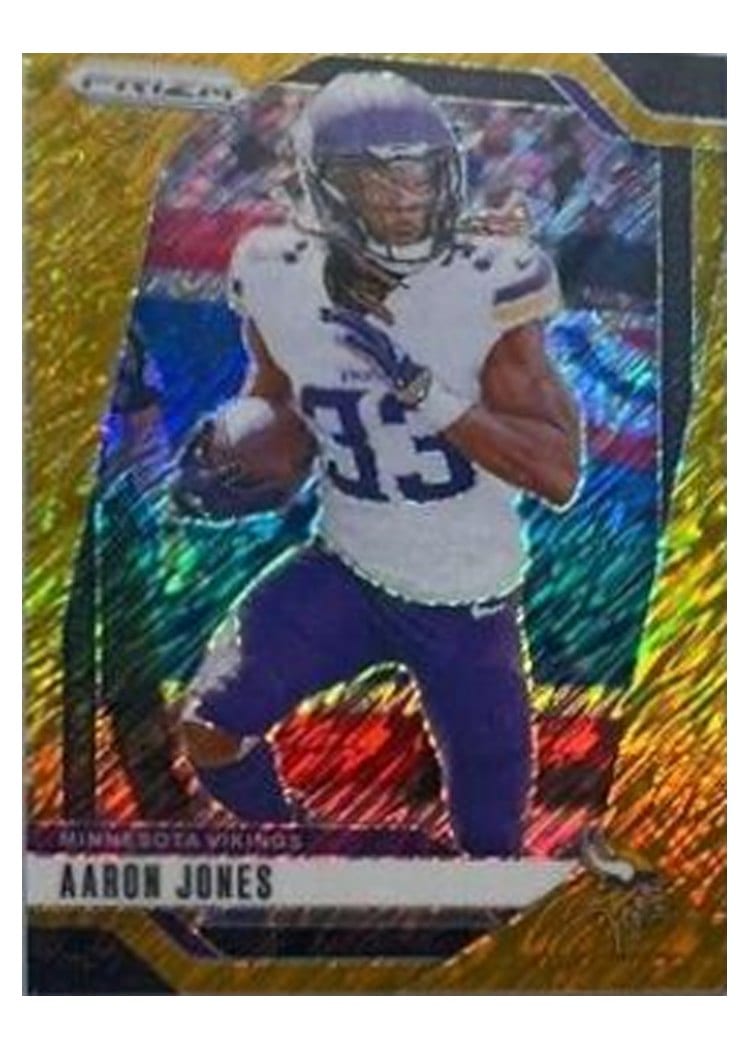 2024 Panini Prizm Base Set Aaron Jones #186 card
