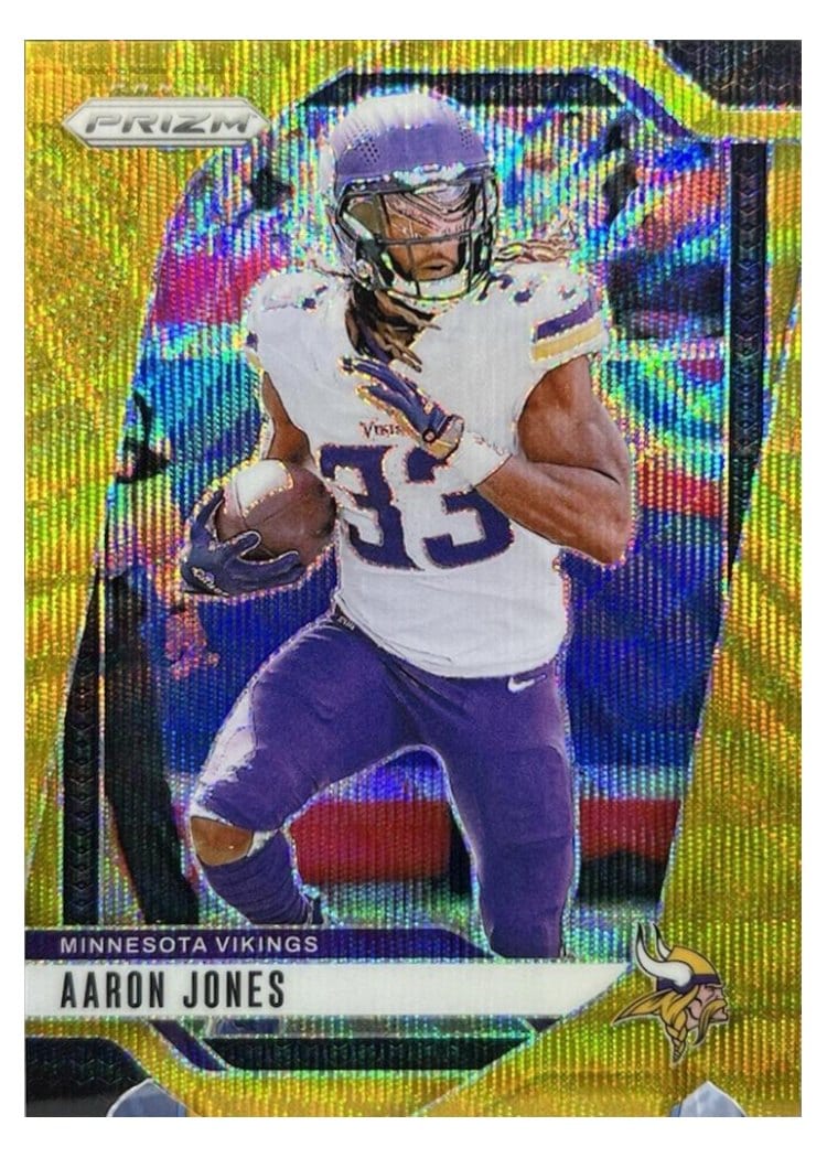 2024 Panini Prizm Base Set Aaron Jones #186 card