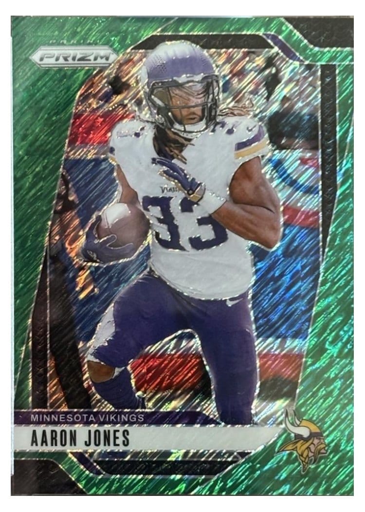 2024 Panini Prizm Base Set Aaron Jones #186 card