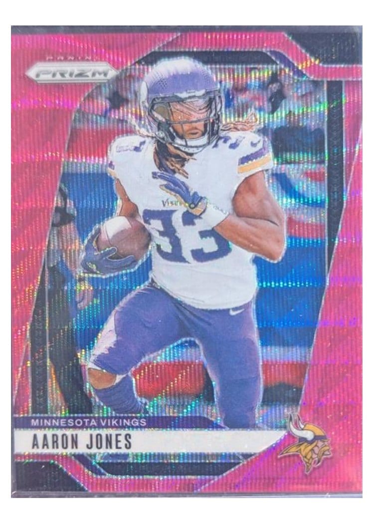 2024 Panini Prizm Base Set Aaron Jones #186 card