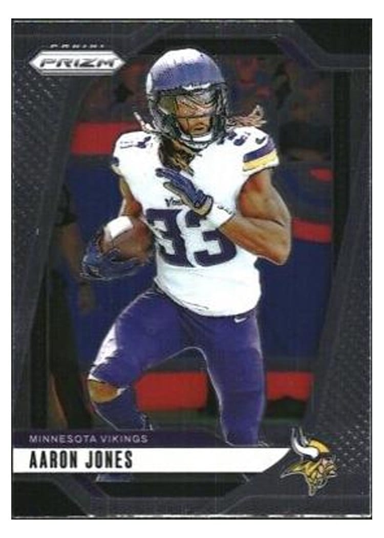 2024 Panini Prizm Base Set Aaron Jones #186 card