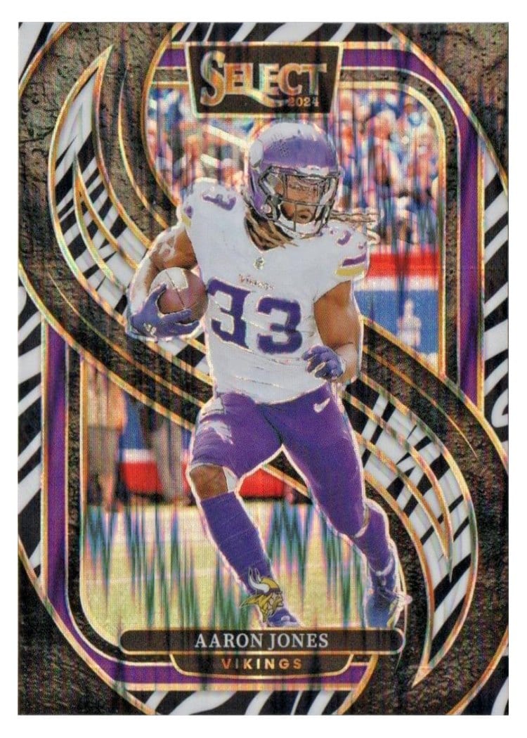 2024 Panini Select Base Set Aaron Jones #102 card