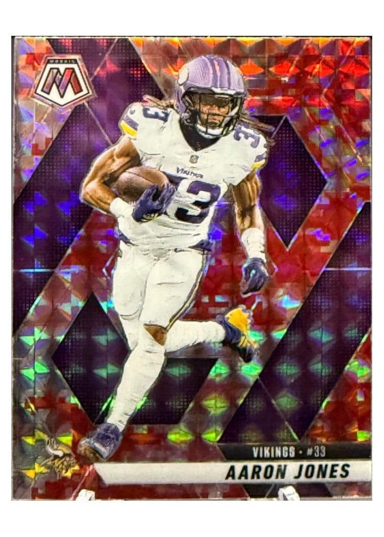 2025 Panini Mosaic Base Set Aaron Jones #128 card