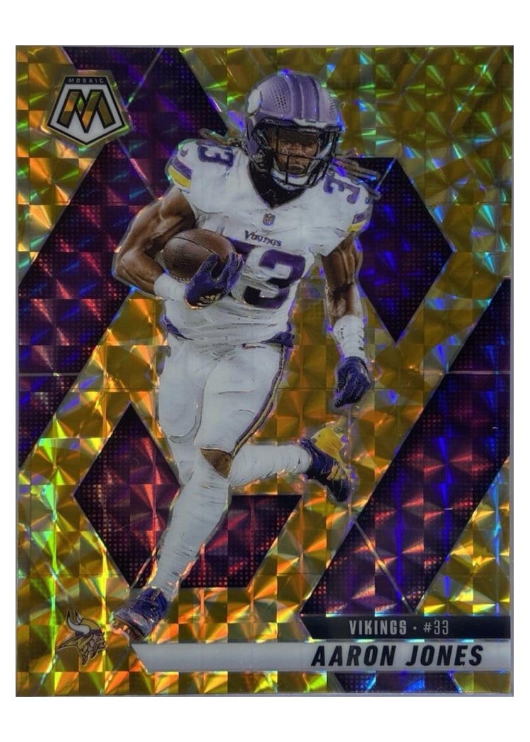 2025 Panini Mosaic Base Set Aaron Jones #128 card