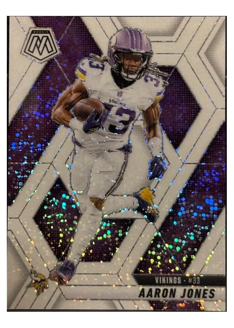 2025 Panini Mosaic Base Set Aaron Jones #128 card