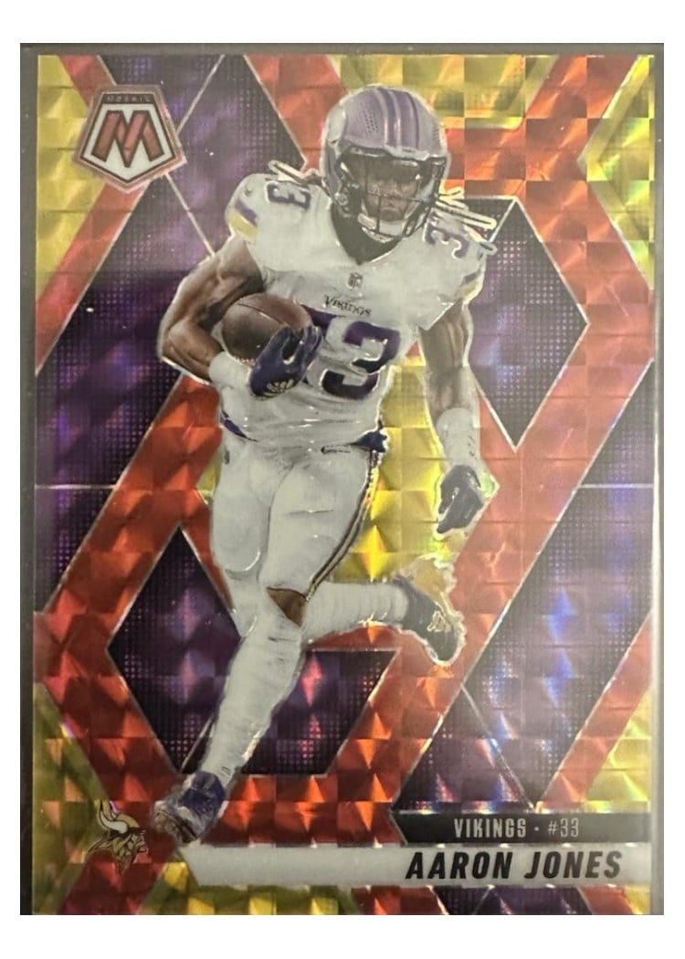 2025 Panini Mosaic Base Set Aaron Jones #128 card