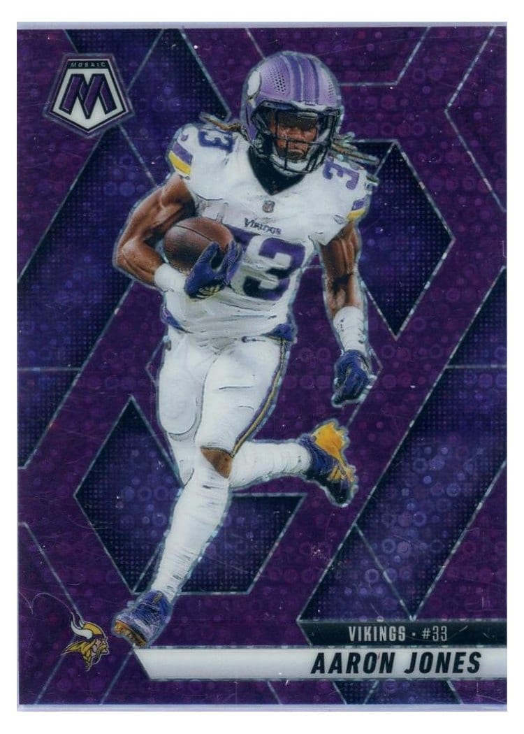 2025 Panini Mosaic Base Set Aaron Jones #128 card