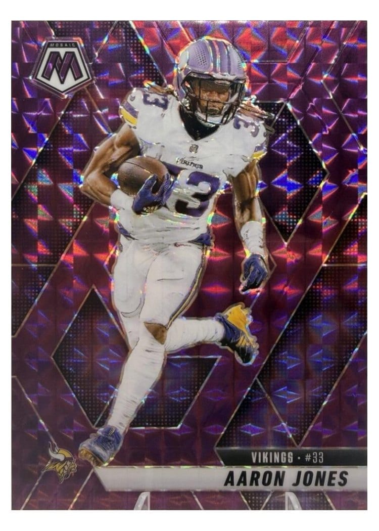 2025 Panini Mosaic Base Set Aaron Jones #128 card