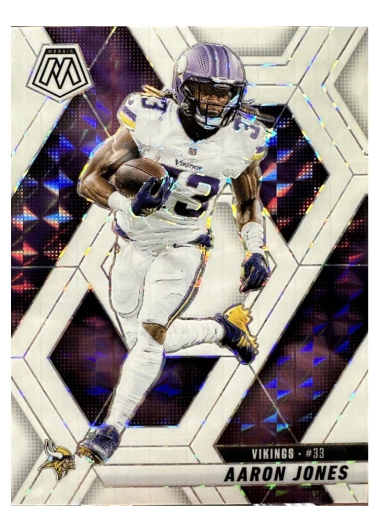 2025 Panini Mosaic Base Set Aaron Jones #128 card