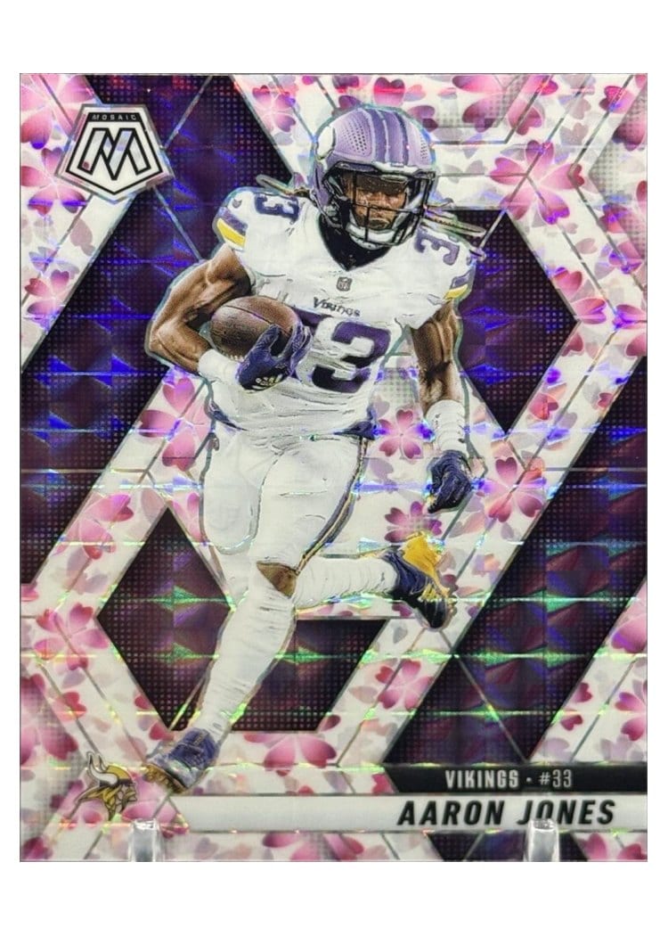 2025 Panini Mosaic Base Set Aaron Jones #128 card