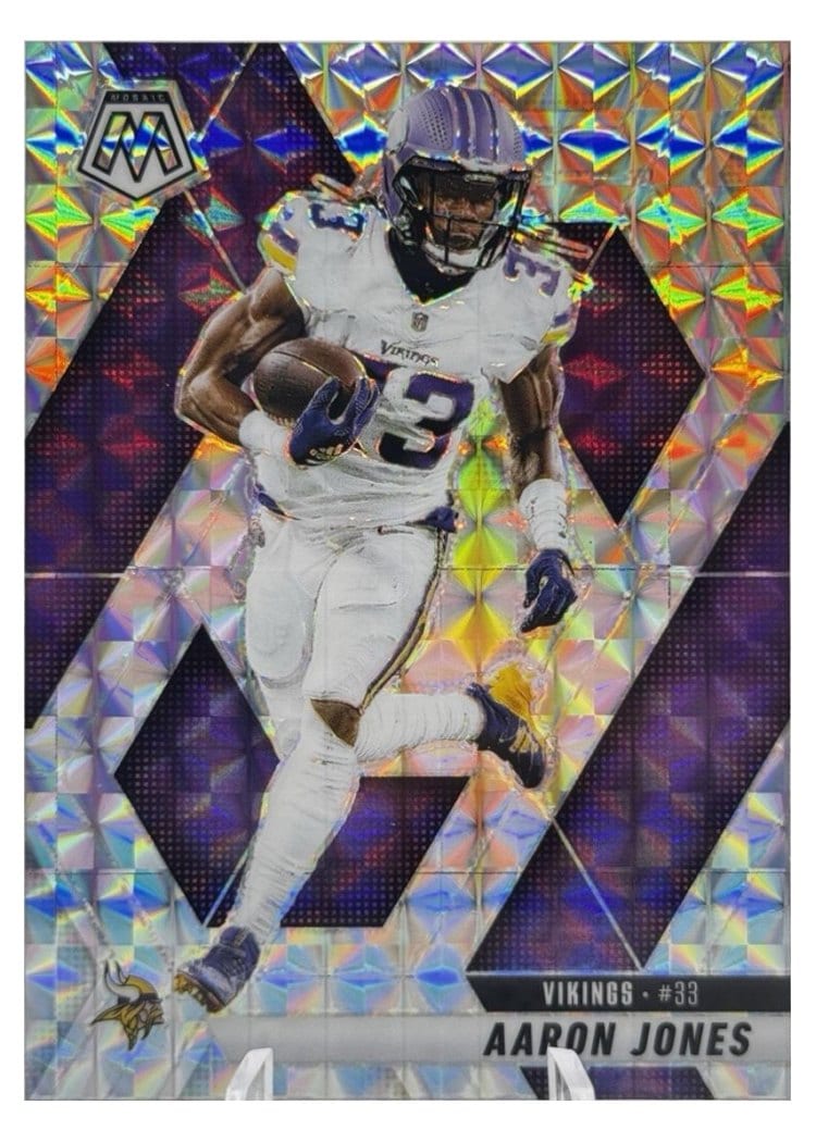 2025 Panini Mosaic Base Set Aaron Jones #128 card