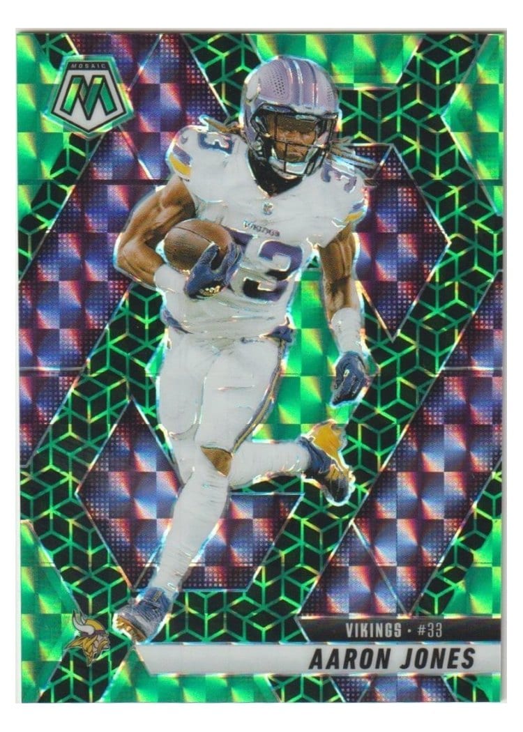 2025 Panini Mosaic Base Set Aaron Jones #128 card