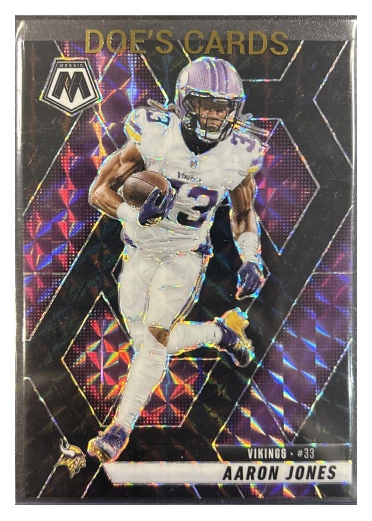 2025 Panini Mosaic Base Set Aaron Jones #128 card