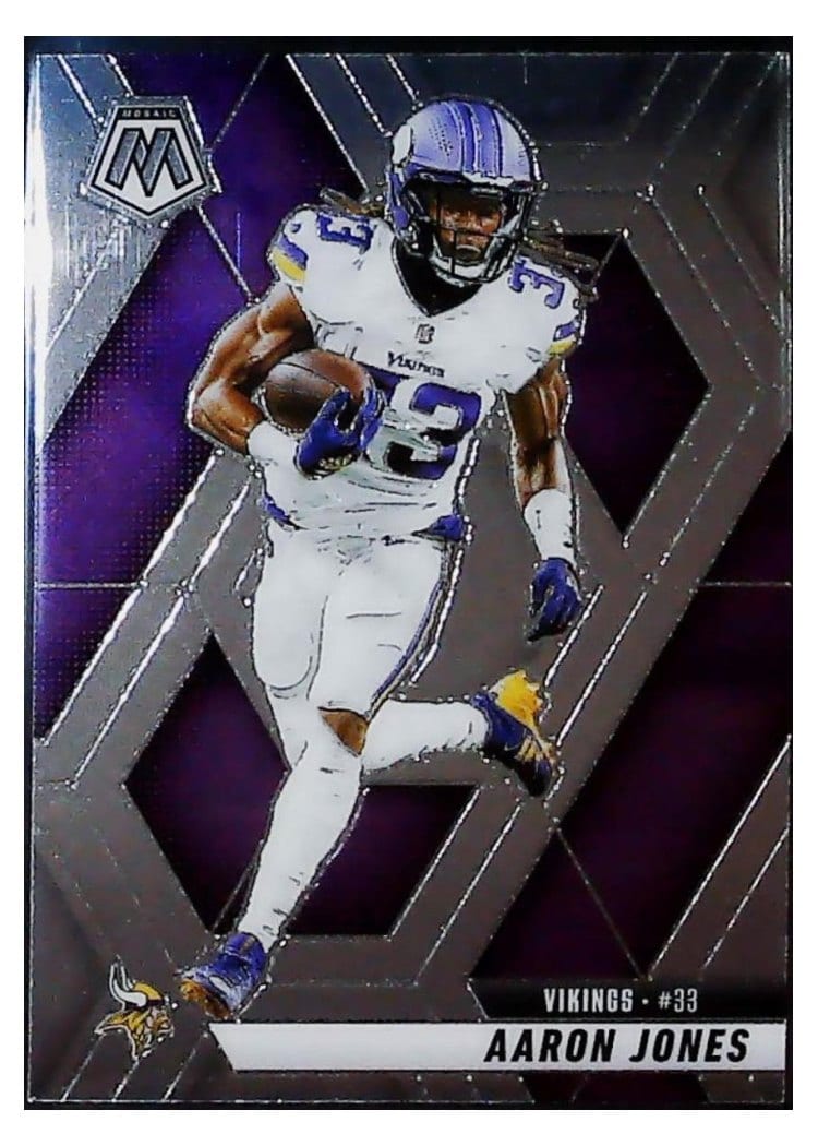 2025 Panini Mosaic Base Set Aaron Jones #128 card
