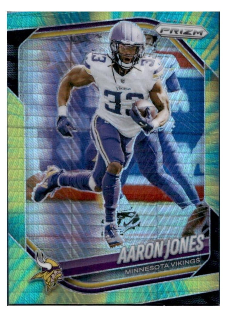 2025 Panini Prizm Base Set Aaron Jones Hyper #7 card