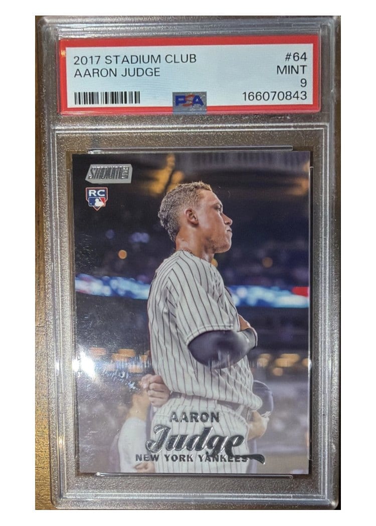 2017 Stadium Club Base Set Aaron Judge #64 card
