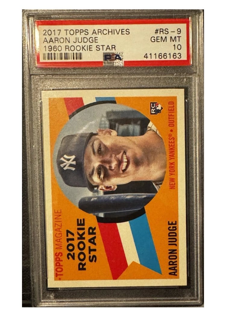 2017 Topps Archives 1960 Rookie Star Aaron Judge #RS-9 card
