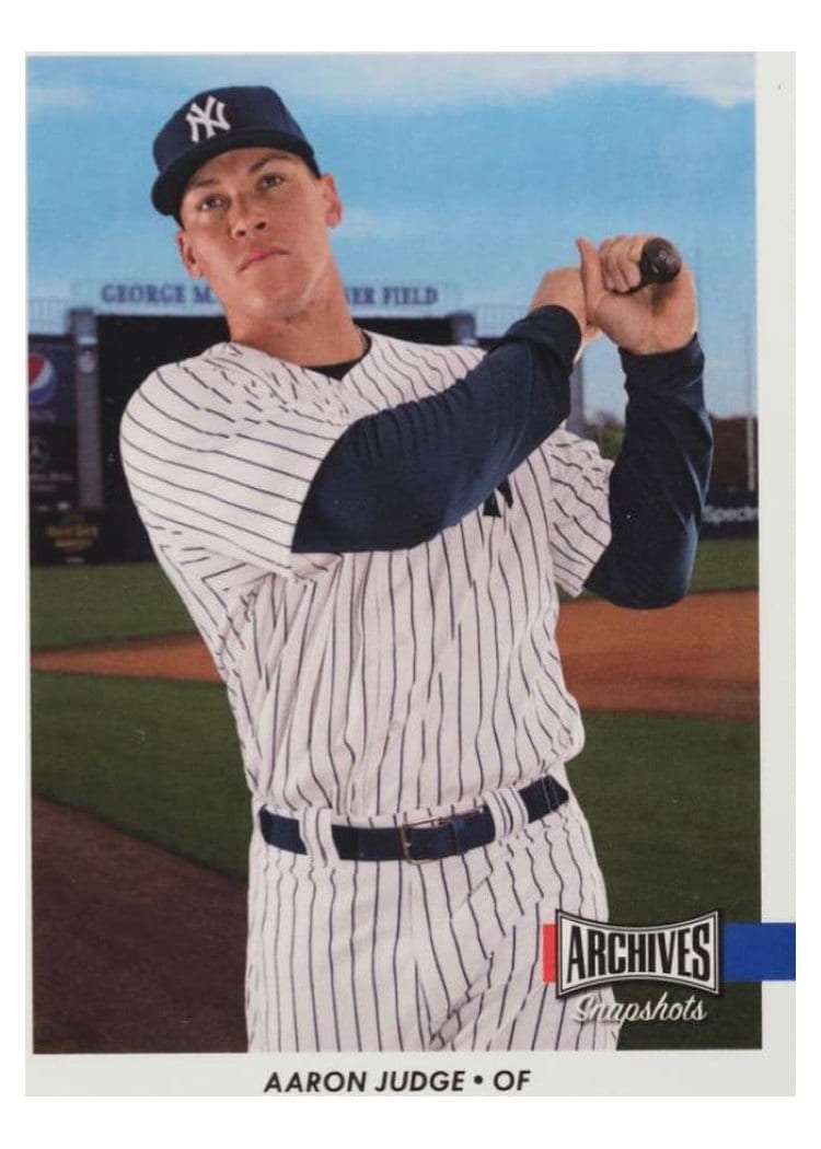 2017 Topps Archives Snapshots Base Set Aaron Judge #AS-AJ card