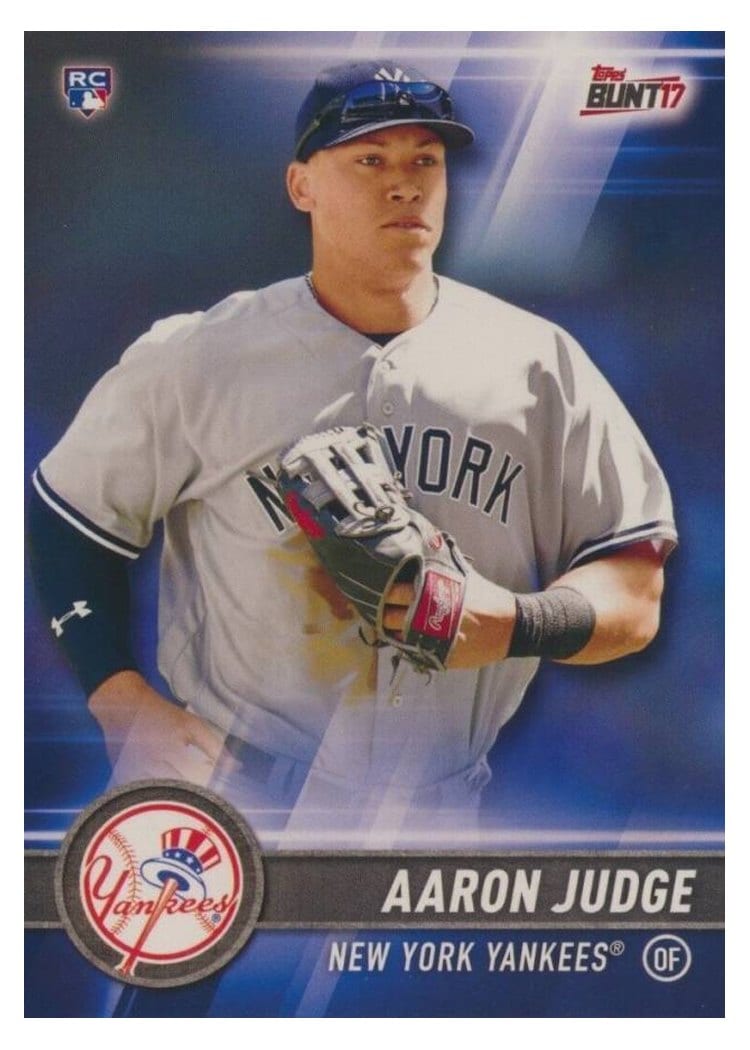 2017 Topps Bunt Base Set Aaron Judge #20 card