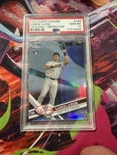 2017 Topps Chrome Aaron Judge Refractor #169 card