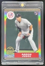 2017 Topps Chrome 1987 Aaron Judge #87T-8 card