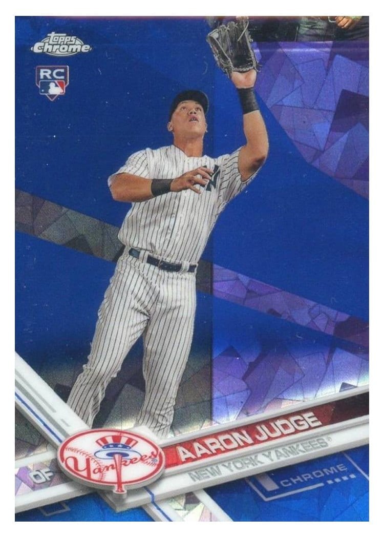 2017 Topps Chrome Sapphire Edition Base Set Aaron Judge #287 card