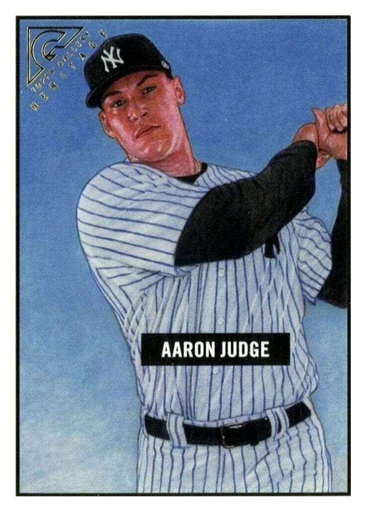 2017 Topps Gallery Heritage Aaron Judge #8 card