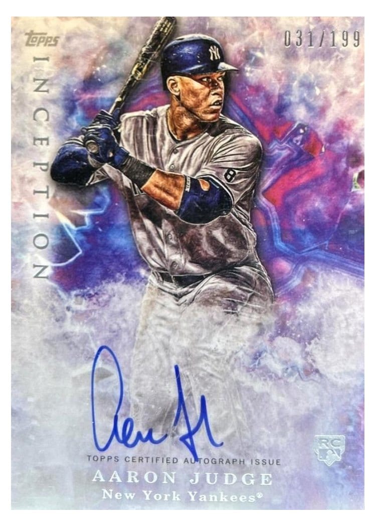 2017 Topps Inception Base Set Aaron Judge #112 card
