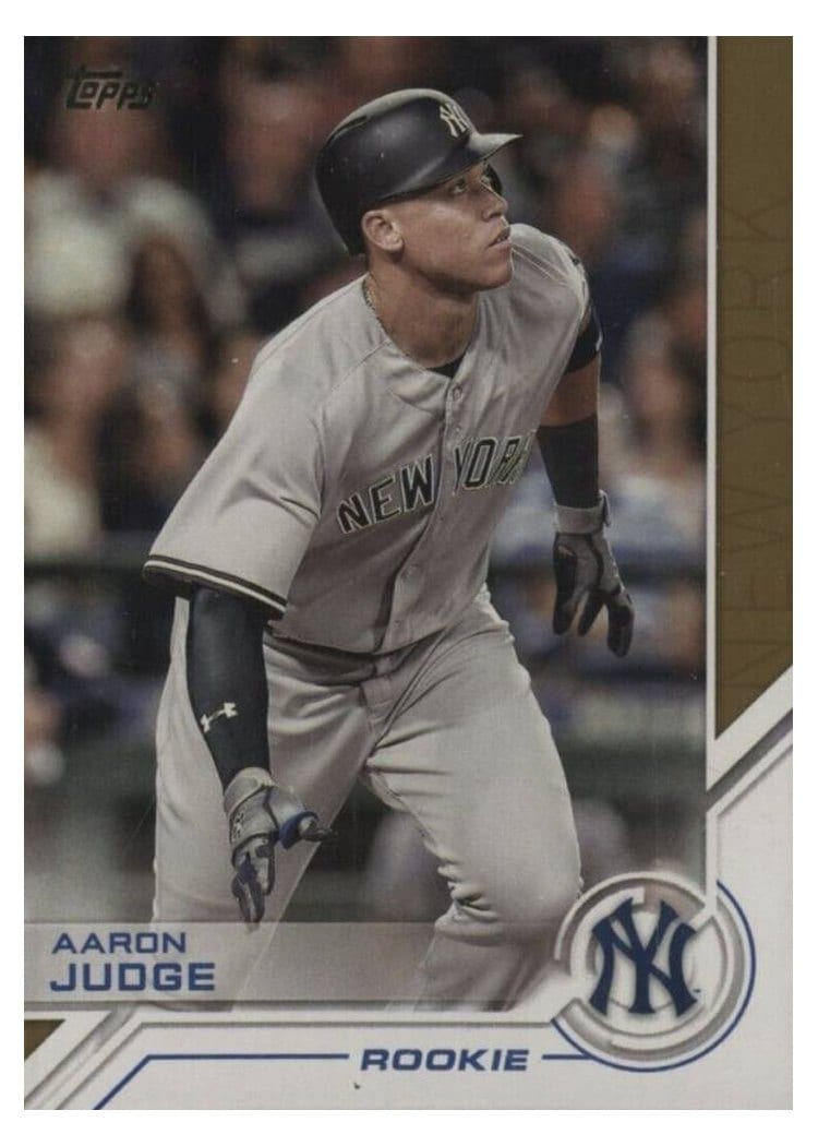 2017 Topps Salute Aaron Judge #S-132 card