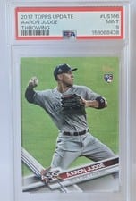 2017 Topps Update Aaron Judge Throwing #US166 card