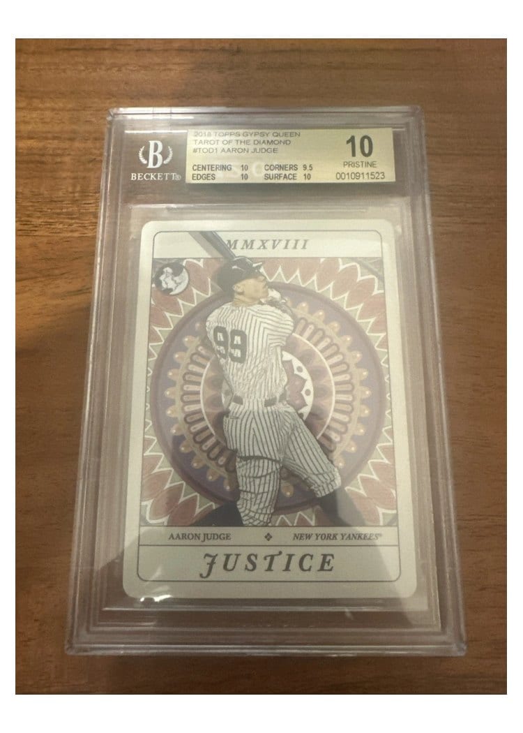 2018 Topps Gypsy Queen Tarot of the Diamond Aaron Judge #TOD-1 card