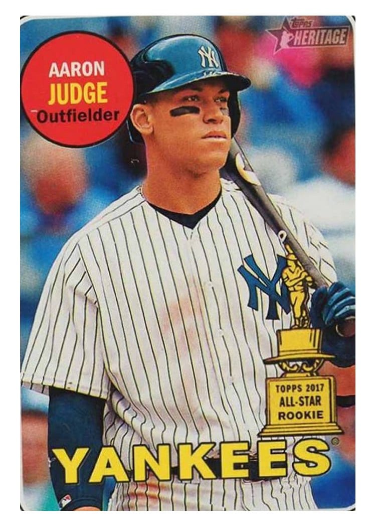 2018 Topps Heritage Base Set Aaron Judge #25 card