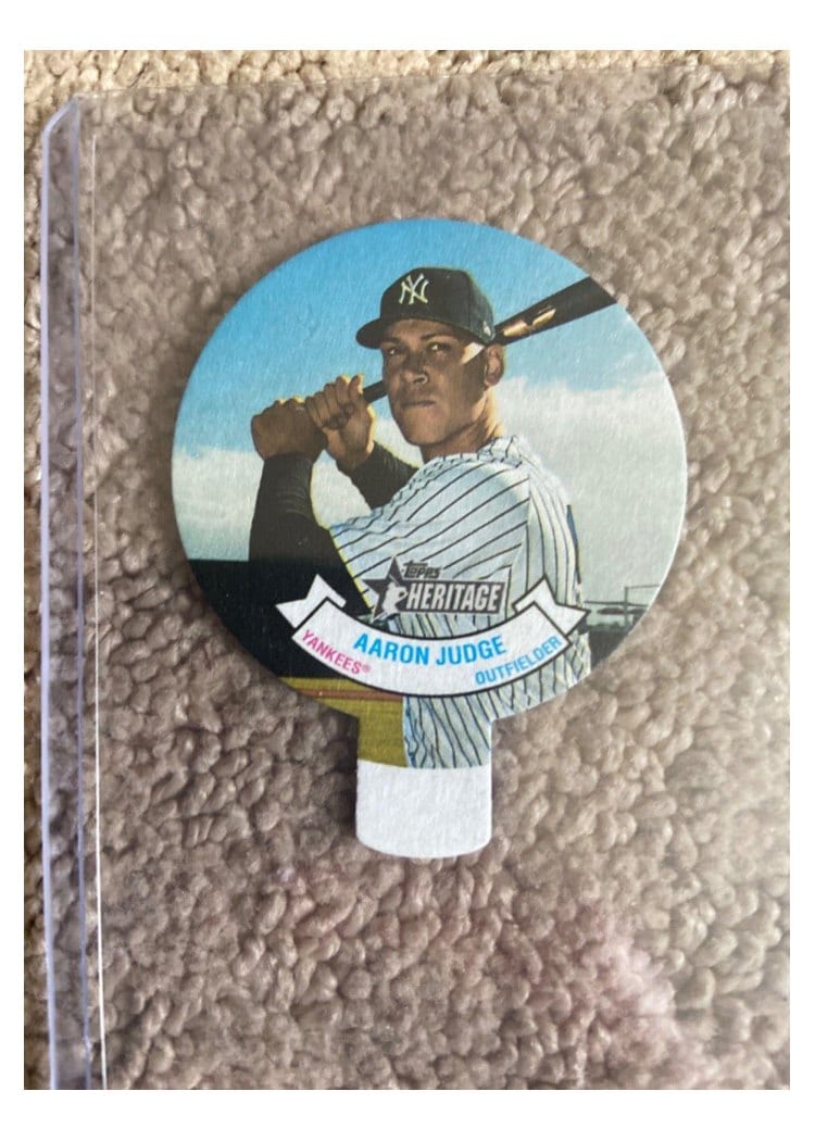 2019 Topps Heritage 1970 Candy Lids Aaron Judge #18