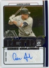 2021 Donruss Optic Retro Signature Series Aaron Judge #RET-AJ card