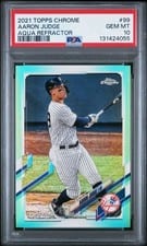 2021 Topps Chrome Aaron Judge #99 card