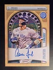 2021 Topps Gypsy Queen Autographs Aaron Judge #GQA-AJ card