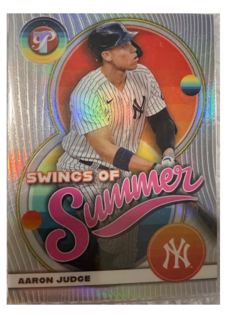 2023 Topps Pristine Swings of Summer Aaron Judge #SS-4 card