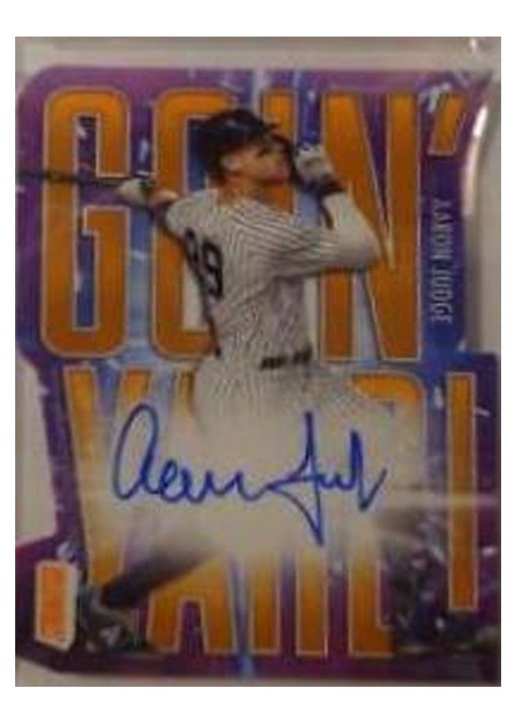 2024 Stadium Club Goin' Yard Autographs Aaron Judge #GYA-AJ card