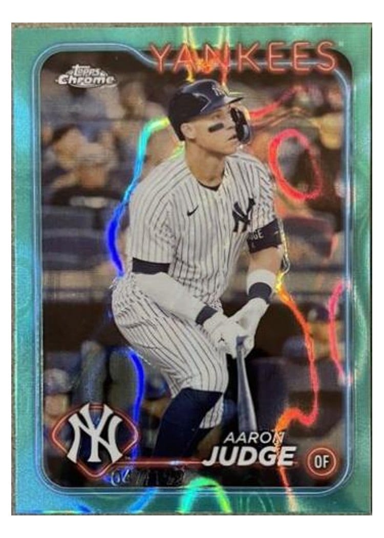 2024 Topps Chrome Aaron Judge #50 card