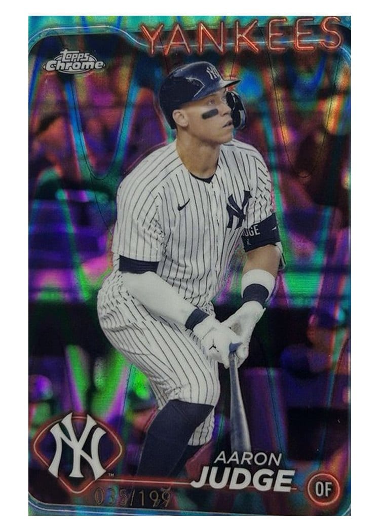 2024 Topps Chrome Aaron Judge #50 card