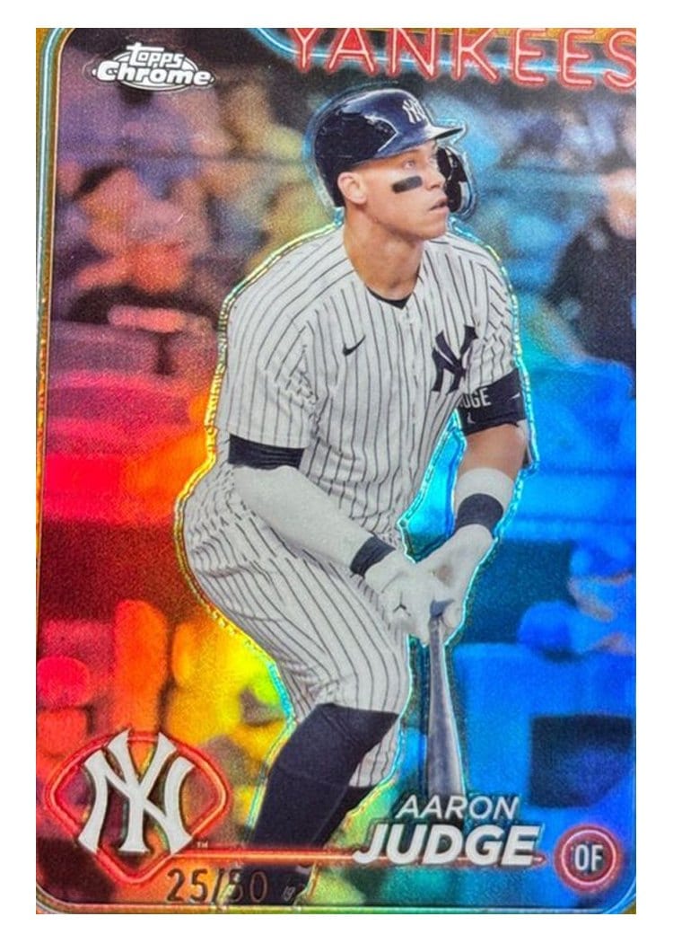 2024 Topps Chrome Aaron Judge #50 card