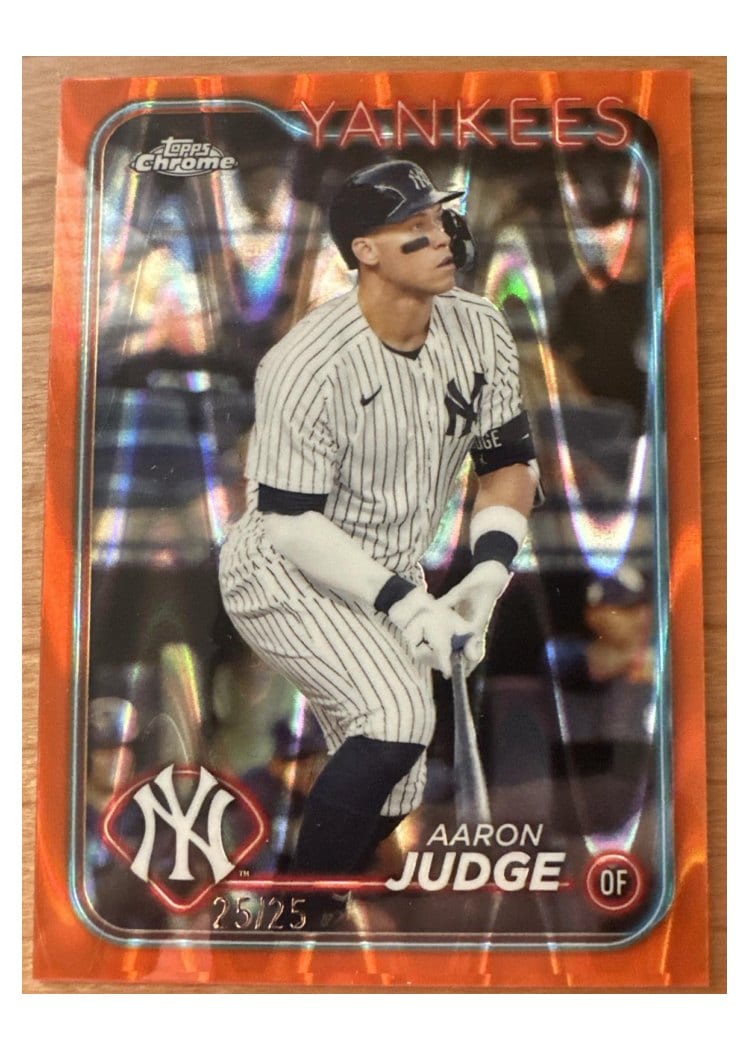 2024 Topps Chrome Aaron Judge #50 card