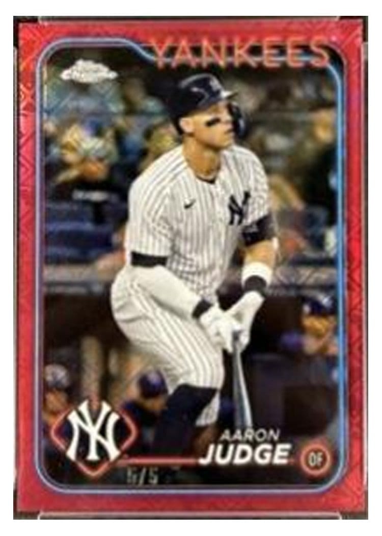 2024 Topps Chrome Aaron Judge #50 card