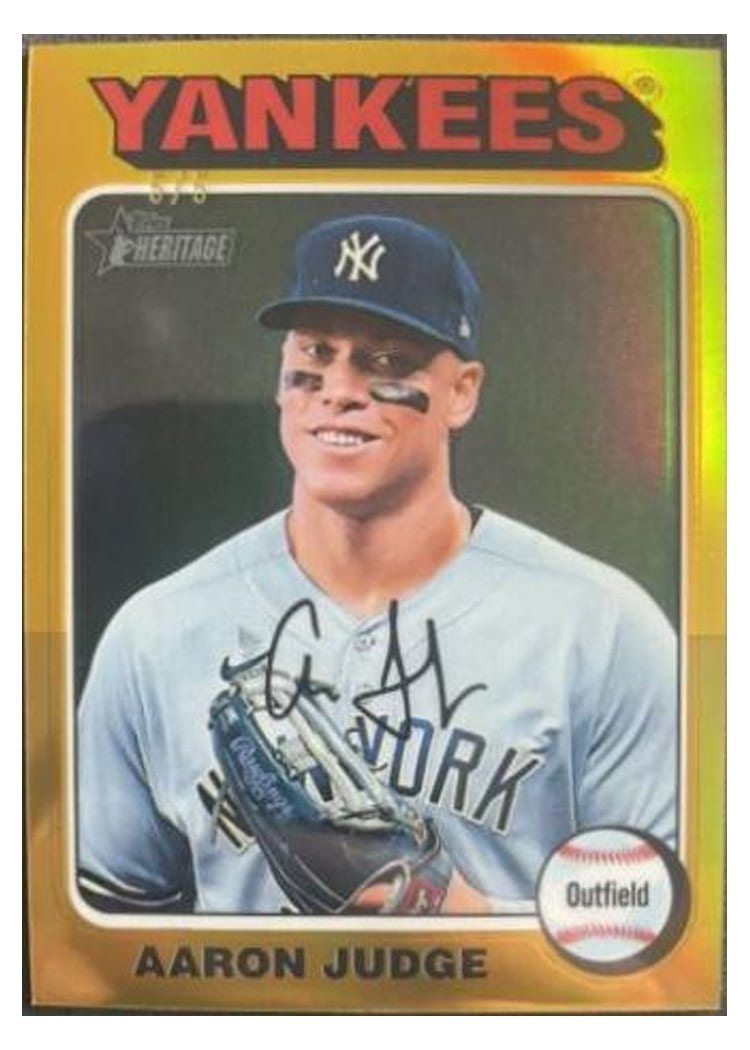 2024 Topps Heritage Aaron Judge #112 card